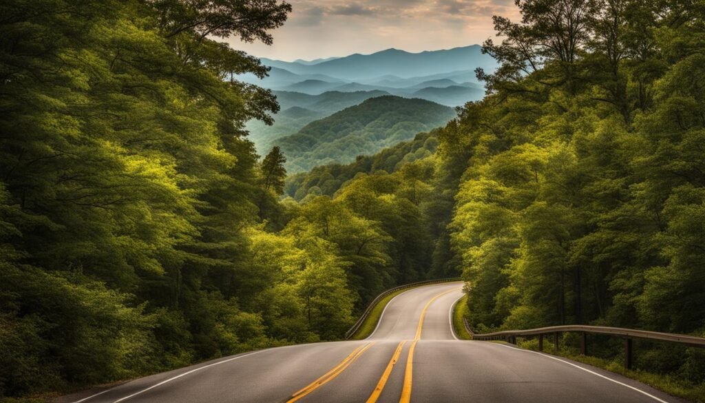 Blue Ridge Mountains in Asheville