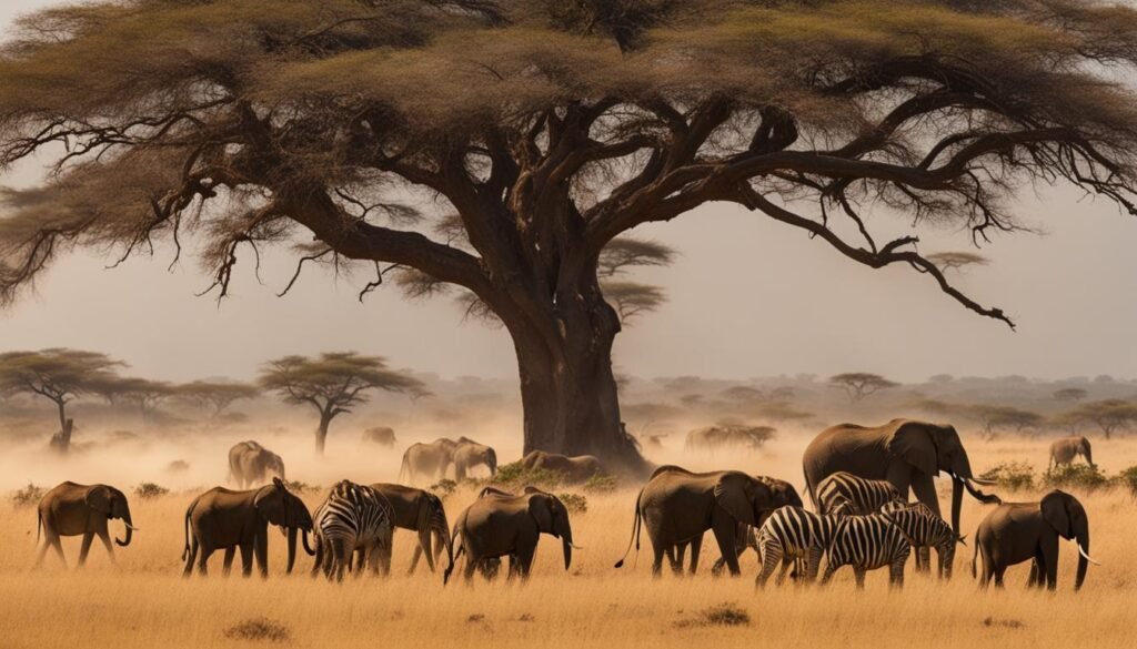 Big Five safari in Africa