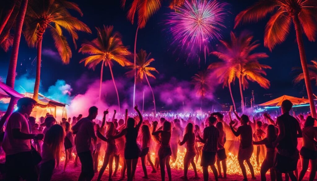 Ibiza beach party