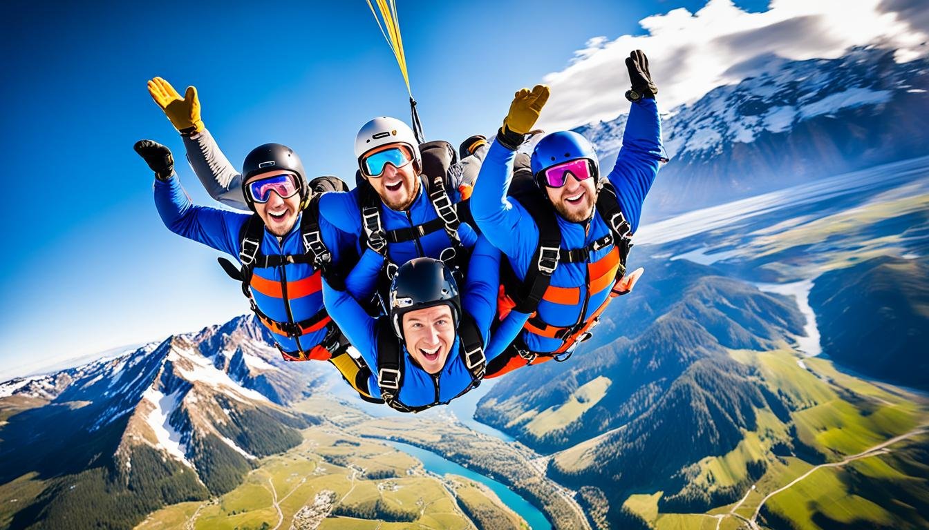 Top 10 destinations for skydiving and bungee jumping