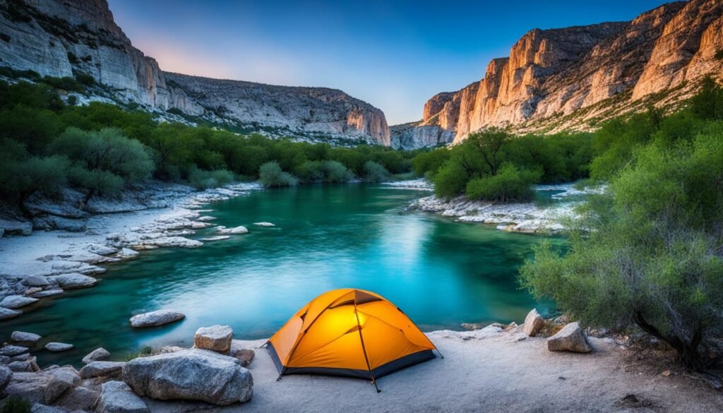 backcountry camping on the Devils River