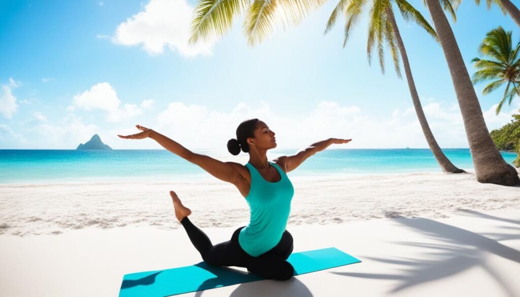 beach yoga retreat St. Lucia