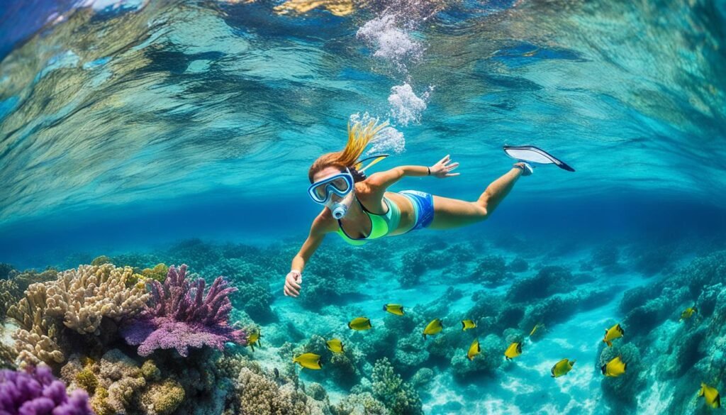 snorkeling in Grand Cayman