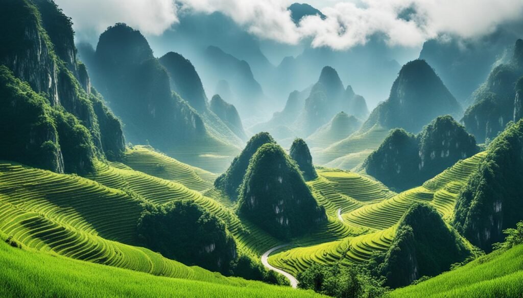 mountains in Vietnam