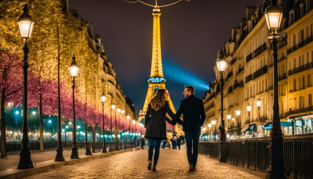 romantic city break in Paris